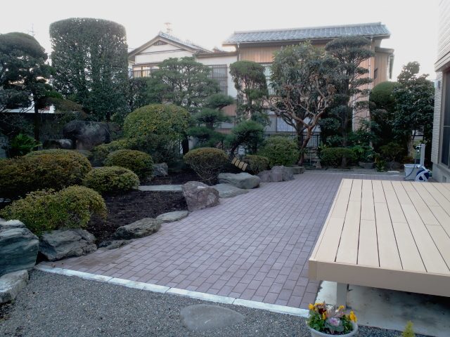 お庭のリフォーム（施工後）